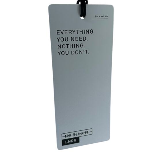 LNDR Fresh As Air Unisex Tee T-Shirt Size Small NWT Shell Cream Embroidered Top - Picture 6 of 7